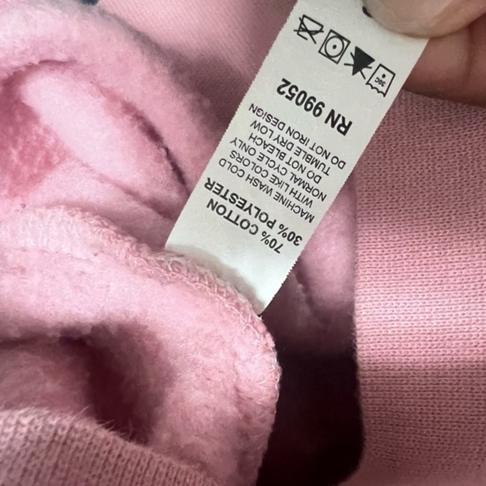Glossier bubblegum hoodie‎ size small - Picture 3 of 9